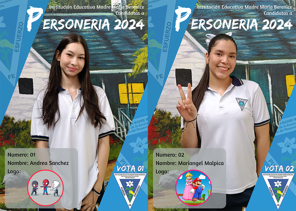 Candidatas a la personería 2024